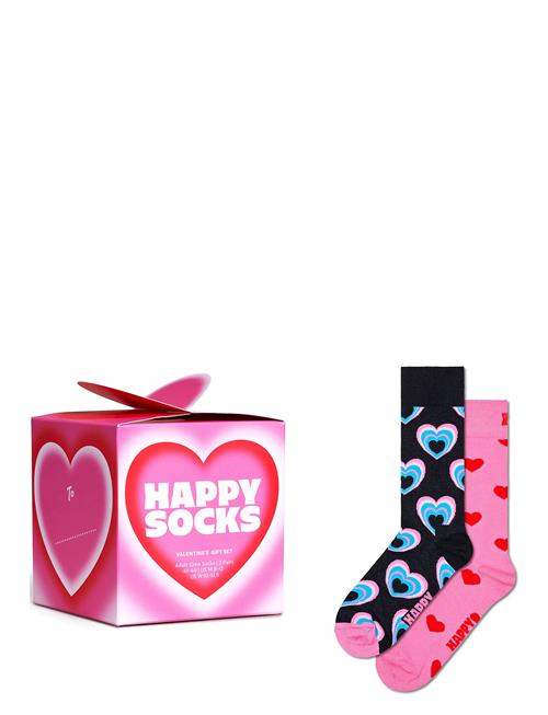 2-Pack Valentine’s Socks Gift Set Happy Socks Pink