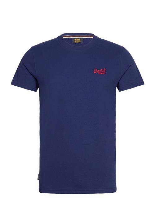 Vintage Logo Emb Tee Superdry Blue