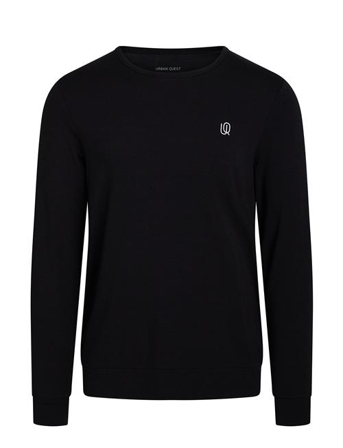 Men Bamboo Sweatshirt URBAN QUEST Black