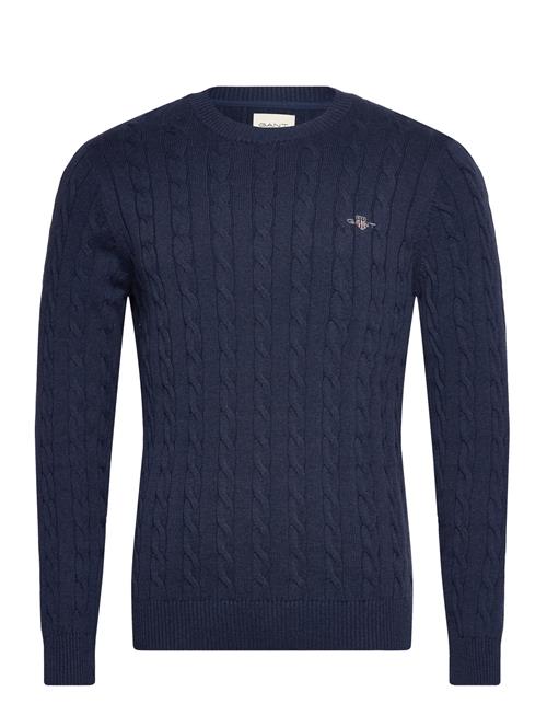 Cotton Cable C-Neck GANT Blue