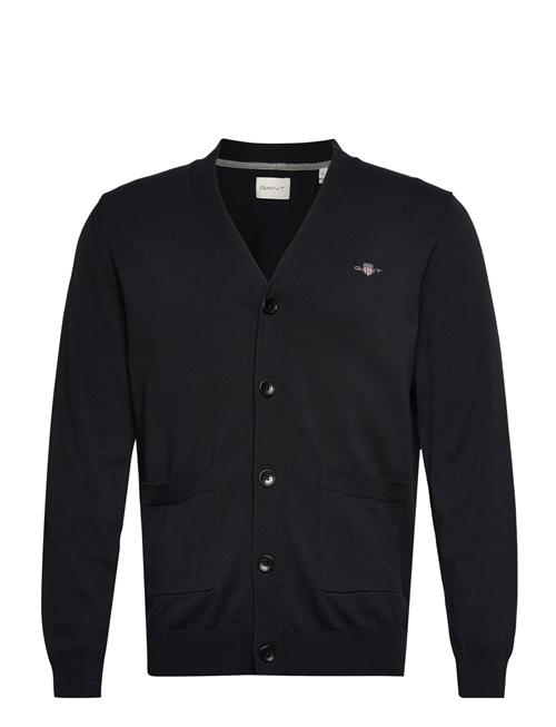 Classic Cotton V-Cardigan GANT Black