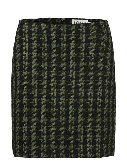 ICHI Ihkate Houndstooth Sk ICHI Green