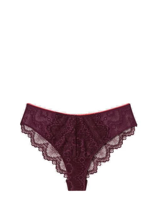 Lace Cheeky Understatement Underwear Burgundy