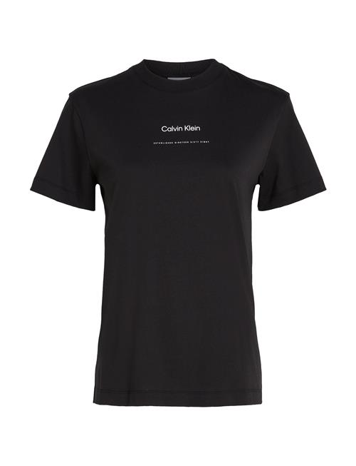 Calvin Klein Multi Logo Regular T-Shirt Calvin Klein Black