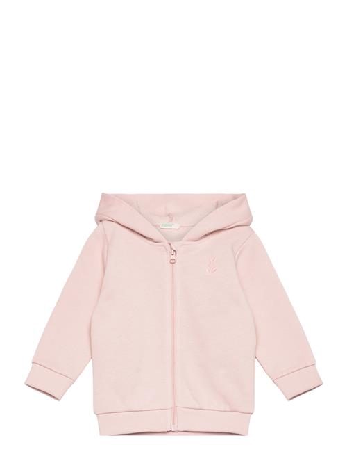 Jacket W/Hood L/S United Colors Of Benetton Pink