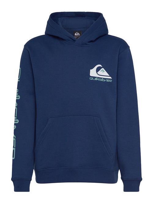 Omni Logo Hoodie Youth Quiksilver Navy