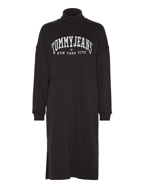 Tommy Jeans Tjw Varsity Mock Neck Hwk Dress Tommy Jeans Black