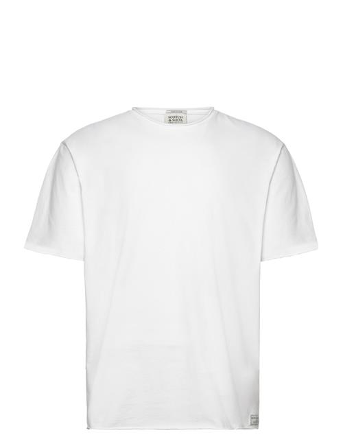 Raw Edge Relaxed Fit T-Shirt Scotch & Soda White