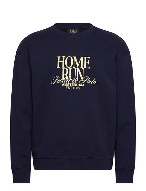 Front Artwork Relaxed Fit Sweatshirt Scotch & Soda Navy