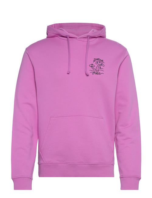 Front And Back Artwork Hoodie Scotch & Soda Pink