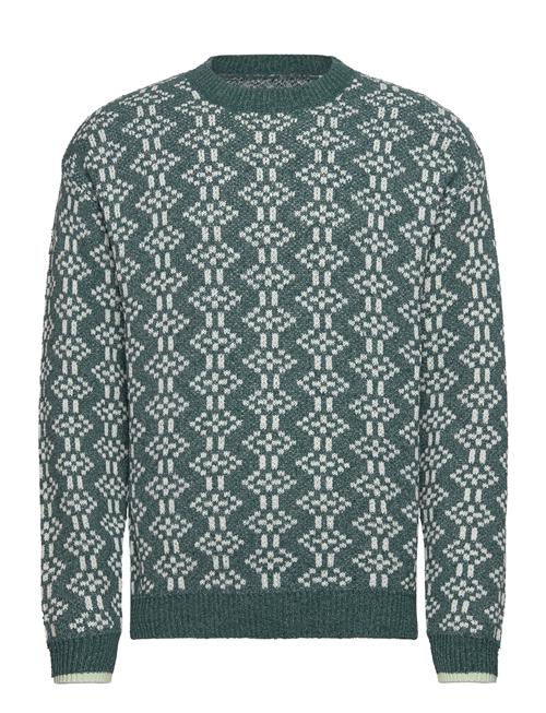 Jacquard Regular Fit Crewneck Scotch & Soda Green