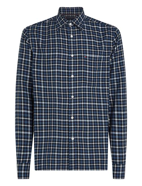 Brushed Linen Gingham Rf Shirt Tommy Hilfiger Navy