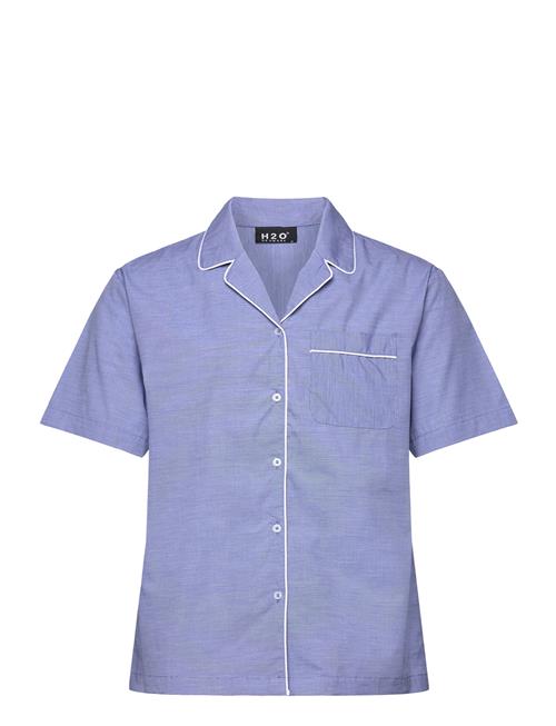 Rønne Essential Pajamas Shirt H2O Blue