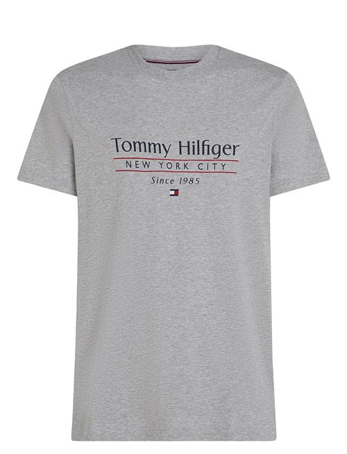 Hilfiger Center Stack Tee Tommy Hilfiger Grey