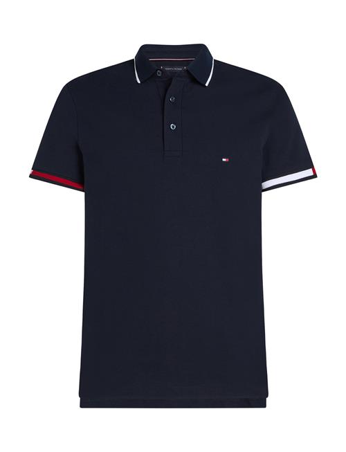 Flag Cuff Slim Fit Polo Tommy Hilfiger Navy