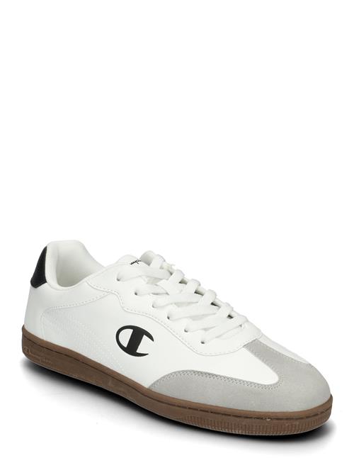 Prestige Mix Material Low Cut Shoe Champion White