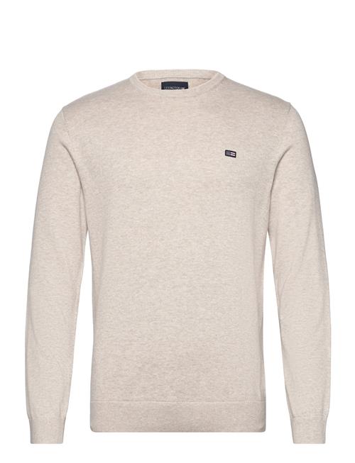 Lexington Clothing Cotton Crew Neck Sweater Lexington Clothing Cream