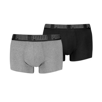 Puma 2P Men Everyday Trunks Grå bomuld Small Herre