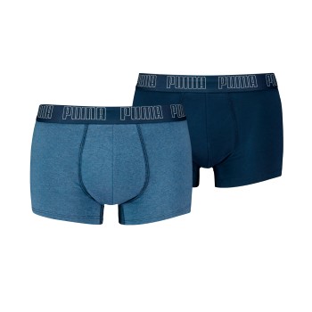 Puma 2P Men Everyday Trunks Blå bomuld Small Herre