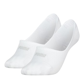 Puma Strømper 2P Women Mesh Footie Socks Hvid Str 39/42 Dame