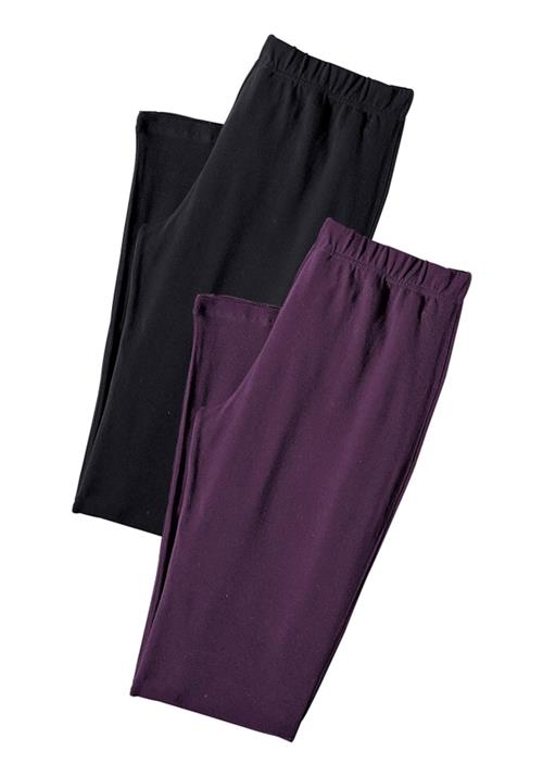 VIVANCE Leggings  bordeaux / sort