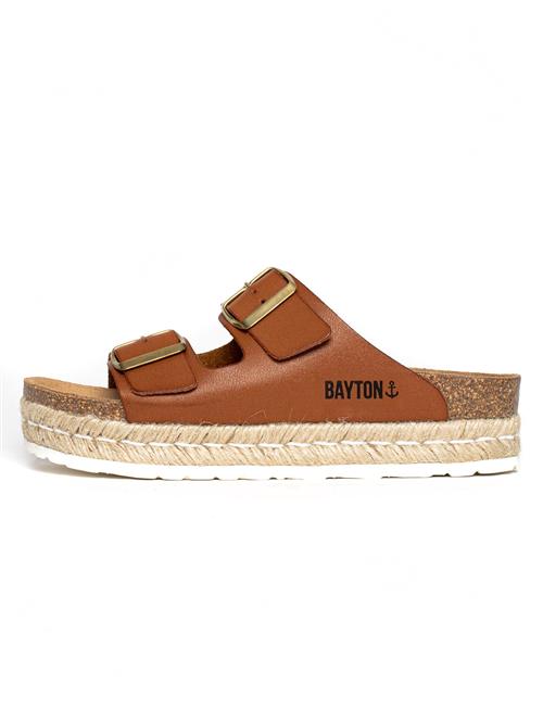 Bayton Pantoletter 'Alcee'  beige / brun / okker / sort