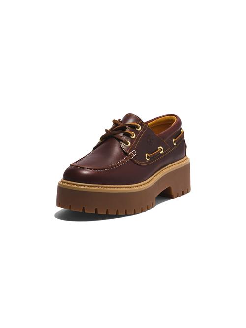 TIMBERLAND Snøresko 'Stone Street 3 Eye'  brun / karamel / mørkebrun