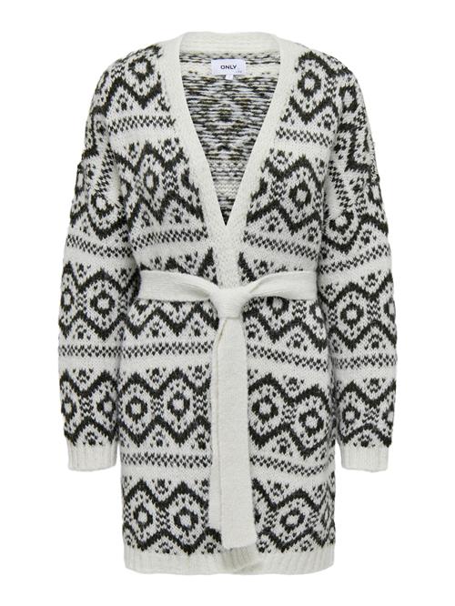 ONLY Cardigan 'Carin'  creme / sort