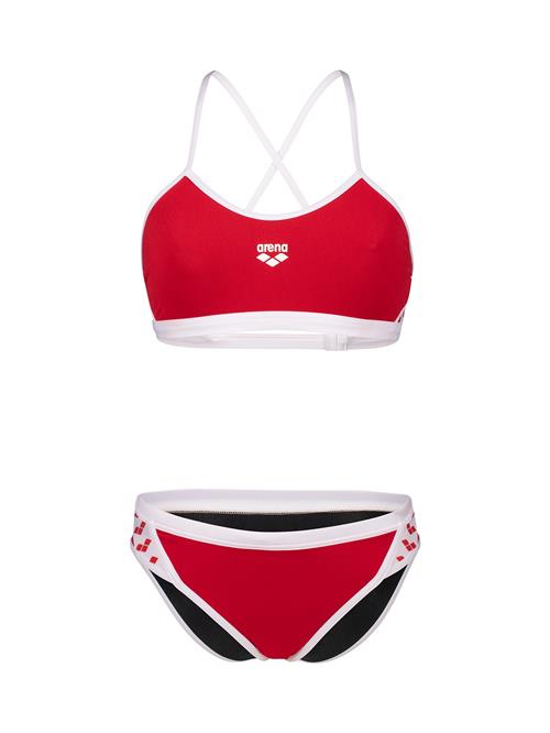 ARENA Bikini 'ICONS'  kirsebærsrød / hvid