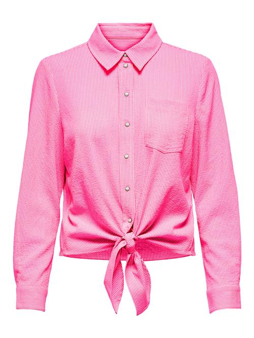 Se ONLY Bluse 'LECEY'  pink / hvid ved About You