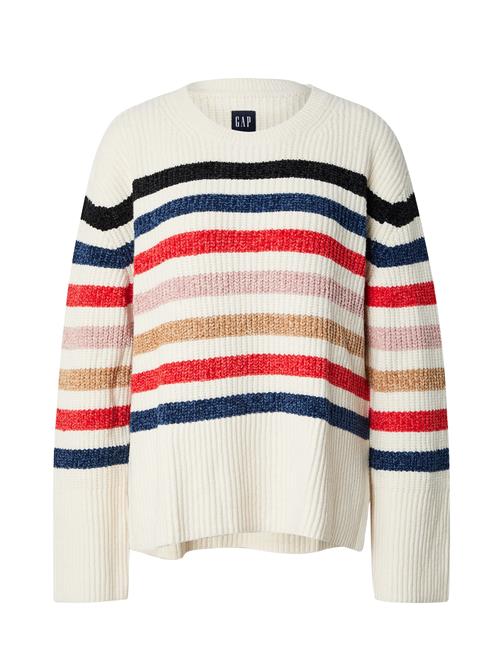 GAP Pullover  mørkeblå / rød / sort / uldhvid