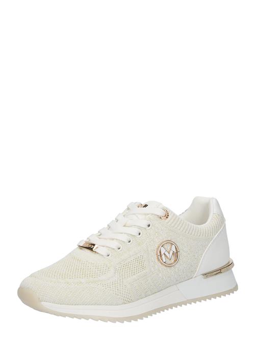 Se MEXX Sneaker low 'Gitte Glitter'  guld / hvid ved About You