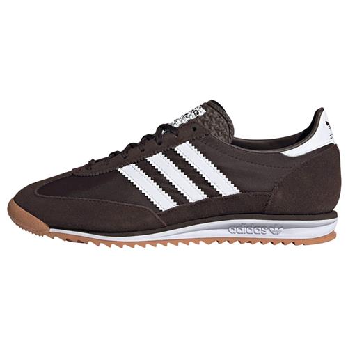 ADIDAS ORIGINALS Sneaker low 'SL 72 OG'  mørkebrun / hvid