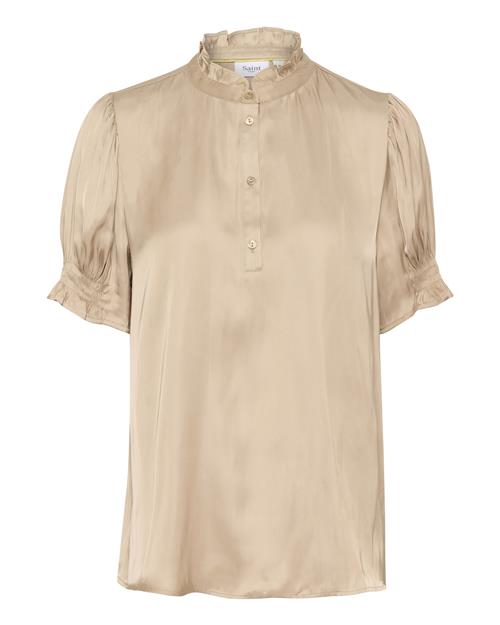 SAINT TROPEZ Bluse 'Veeni'  lysebeige