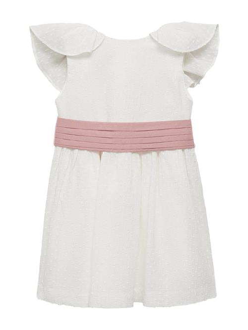 MANGO KIDS Kjole 'Emma'  gammelrosa / hvid