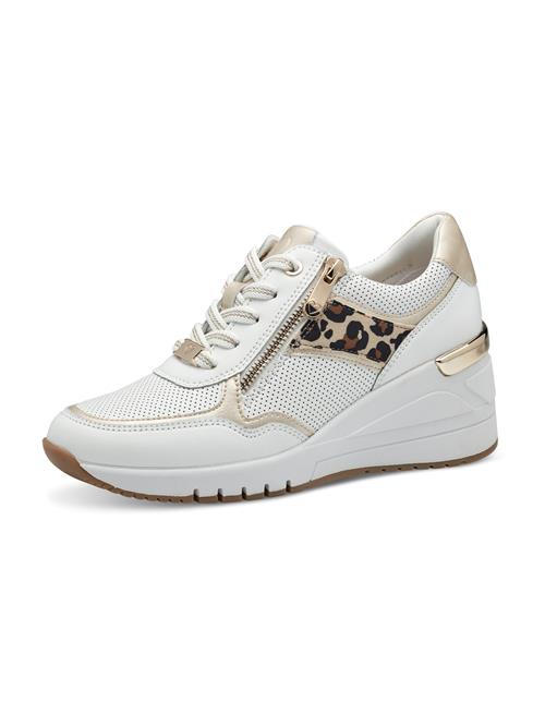 MARCO TOZZI Sneaker low  beige / guld / sort / hvid