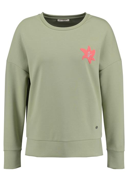 Key Largo Sweatshirt 'Weekend'  pastelblå / oliven / koral