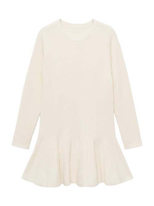 MANGO Strikkjole 'Ottom'  lysebeige