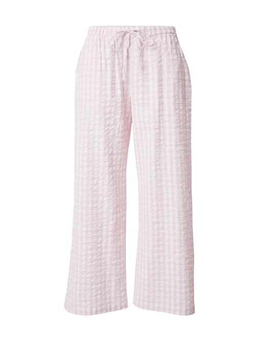 Se Lindex Pyjamasbukser  lys pink / hvid ved About You