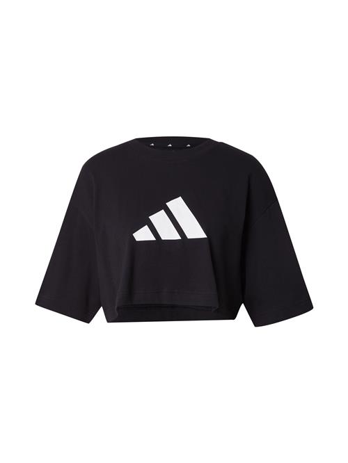 ADIDAS SPORTSWEAR Funktionsbluse 'Future Icons'  sort / hvid