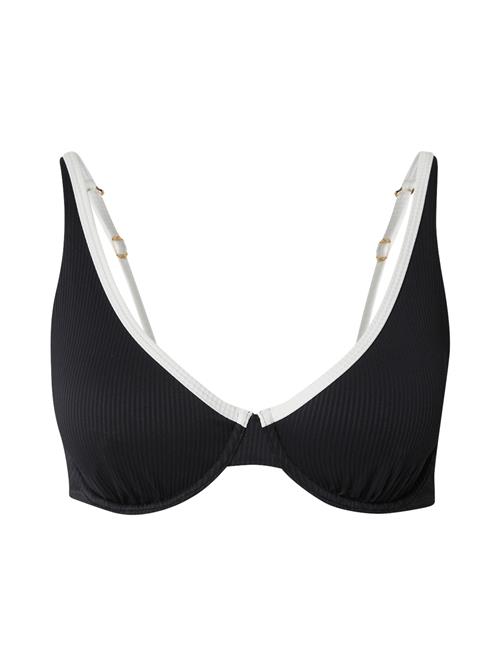 HOLLISTER Bikinioverdel  rød / sort