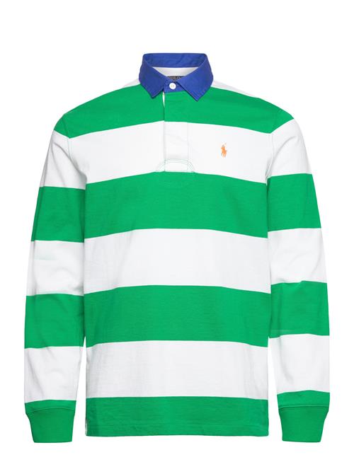 Classic Fit Striped Jersey Rugby Shirt Polo Ralph Lauren Green