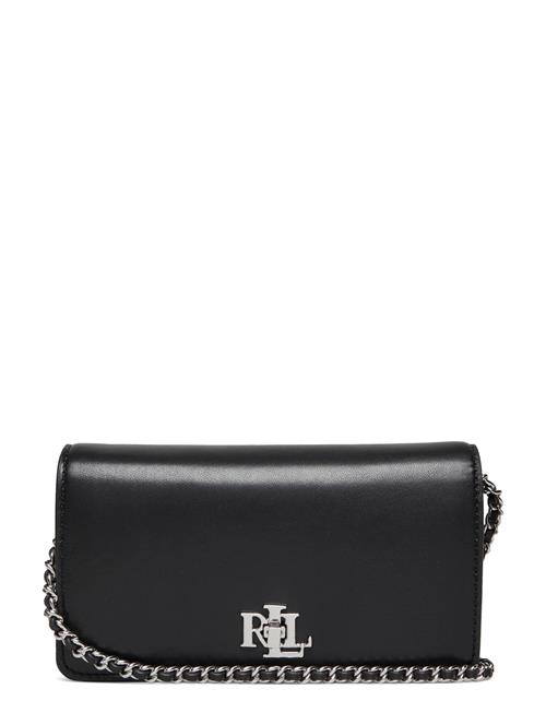 Leather Crossbody Turn-Lock Tech Case Lauren Ralph Lauren Black