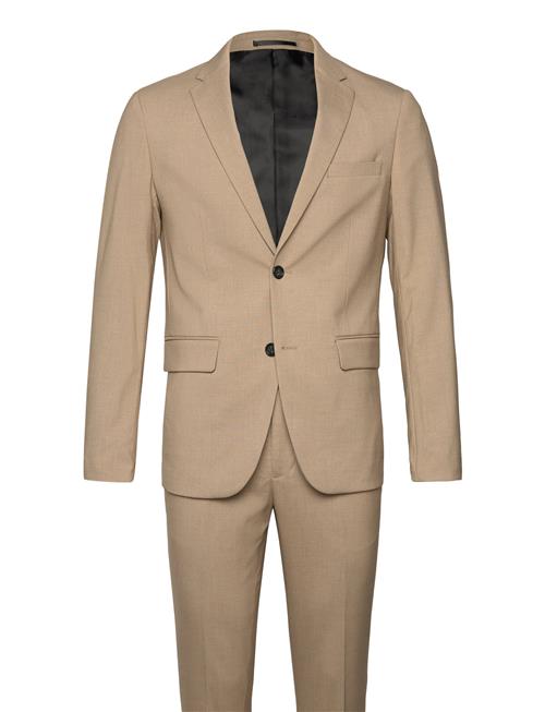 Plain Mens Suit - Normal Length Lindbergh Beige