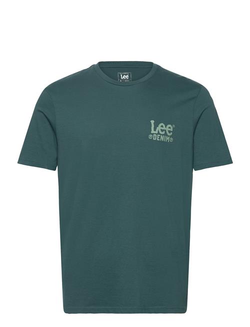 Subtle Logo Tee Lee Jeans Green