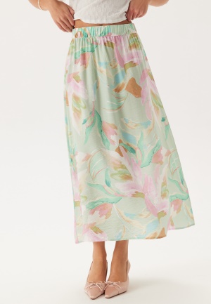 VERO MODA Vmjosie 7/8 Skirt Birds Egg Green Aop:myra XL