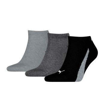 Puma Strømper 3P Lifestyle Sneaker Socks Sort/Grå Str 39/42