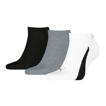 Puma Strømper 3P Lifestyle Sneaker Socks Hvid/Grå Str 39/42