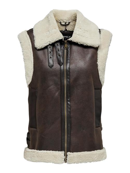 ONLY Vest 'Betty'  beige / choko