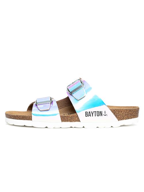 Se Bayton Pantoletter 'Ilithyie'  lyseblå / lilla / pink / sort / hvid ved About You